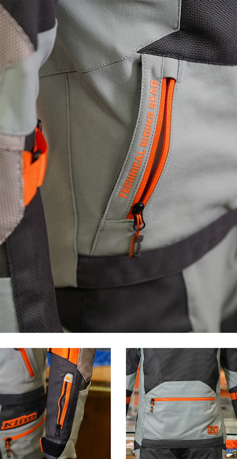 Klim Baja S4 jacket pocket detail
